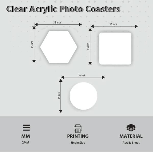 Acrylic Photo Coasters