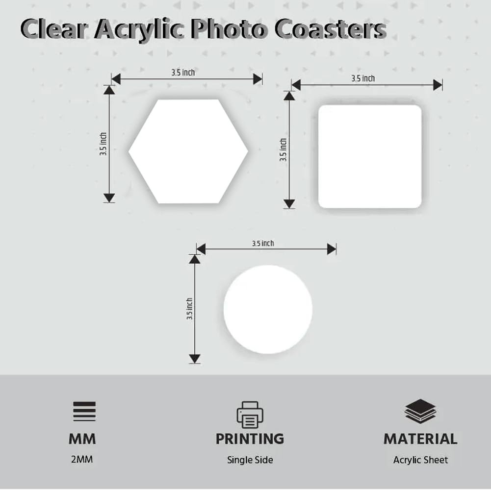 Frame Coasters Acrylic Photo Coasters - frameprinting.com