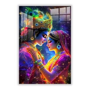 radha-krishna-galaxy-acrylic-wall-art-frame Radha Krishna Galaxy Acrylic Wall Art Frame